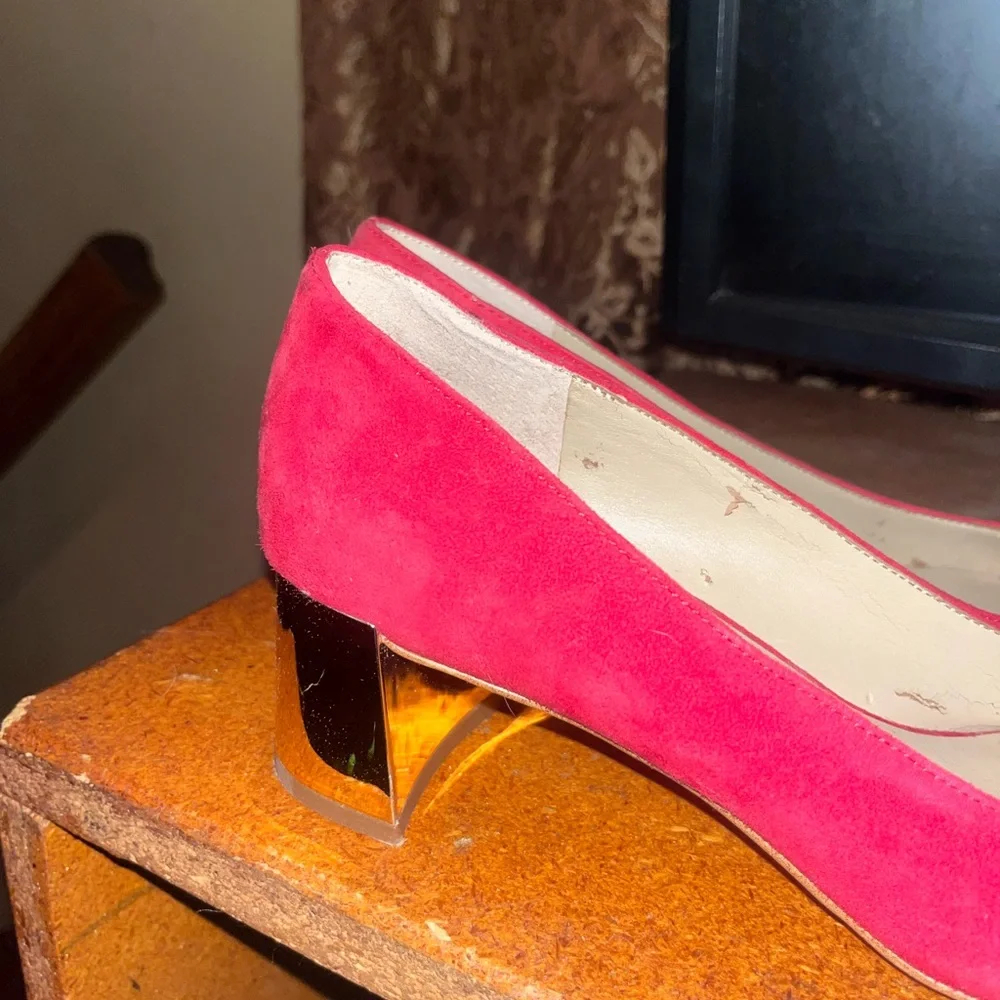 Ann Taylor Elegant Red Women's heels - Picture 3 of 4